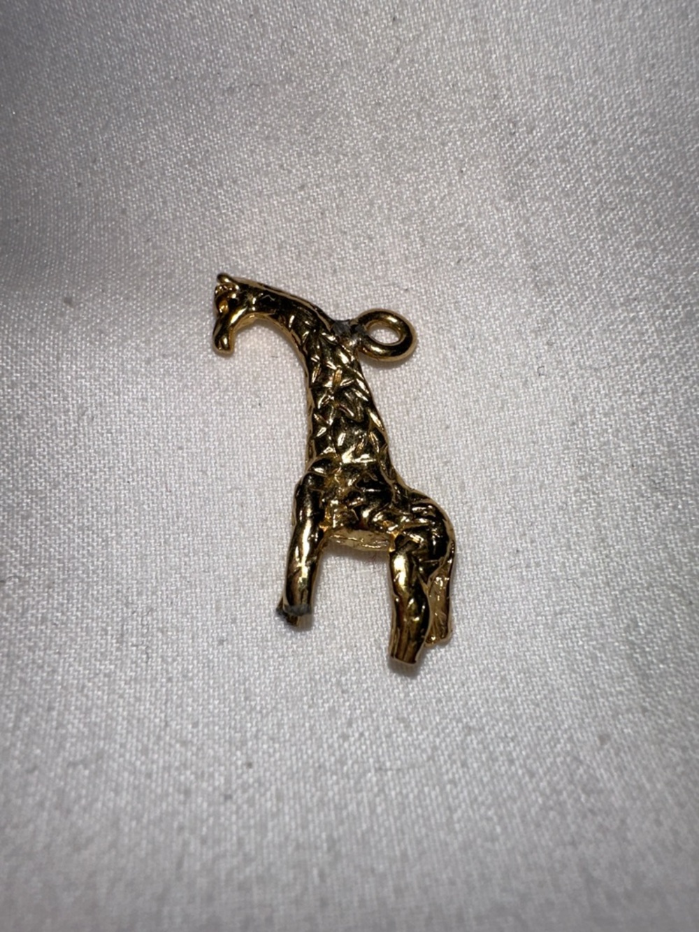 Gold plated  Giraffe Pendant Charm